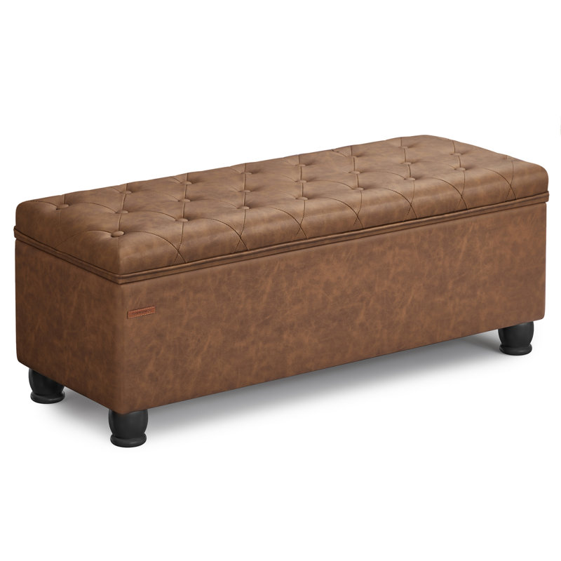 Storage Bench, Coffee Brown