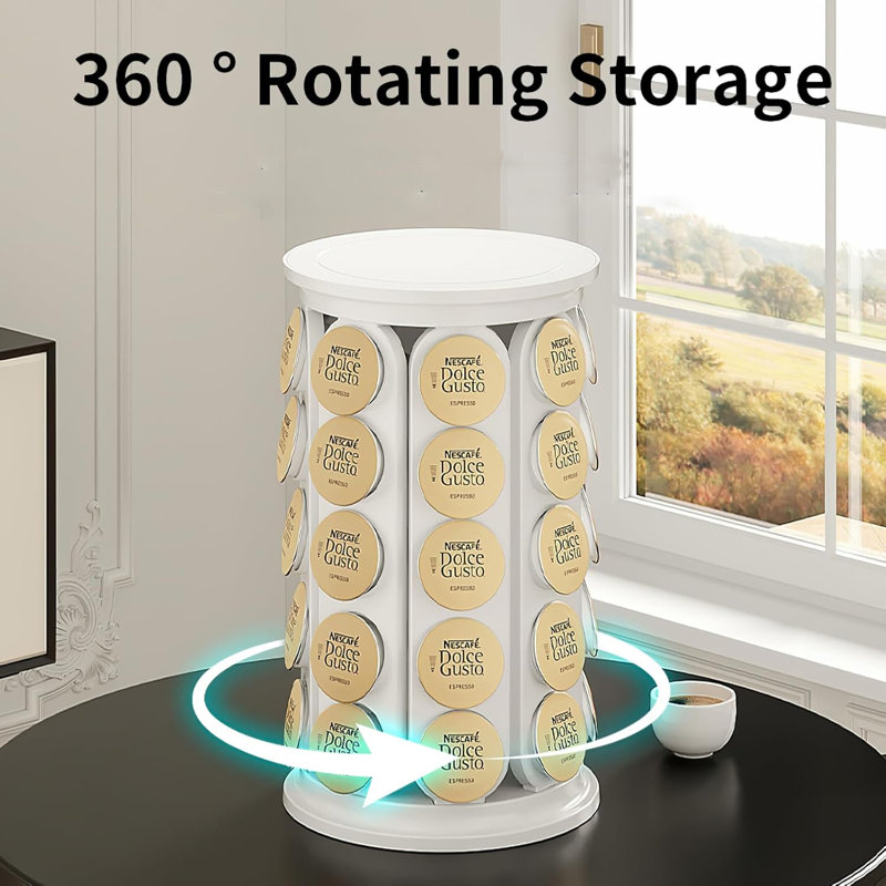 Coffee Capsule Storage Carousel Holder