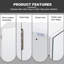 Eastbrook Corner Mount Framed 2 Door Medicine Cabinet with Mirror-472292717