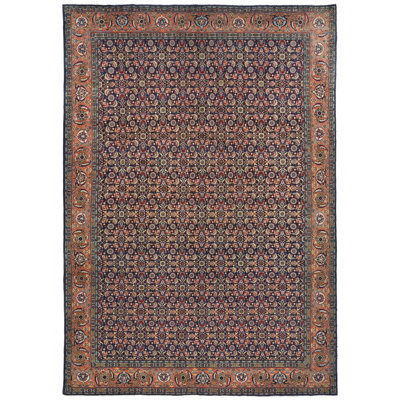 One-of-a-Kind Plum Traditional 8X11'5 Oriental Area Rug