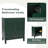 30" Vintage Bathroom Vanity With Sink, Multi-Functional Storage Space, Door Shelf, Soft-Closing Door,-107661874