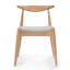 Chaise de salle à manger en bois, ensemble de 2