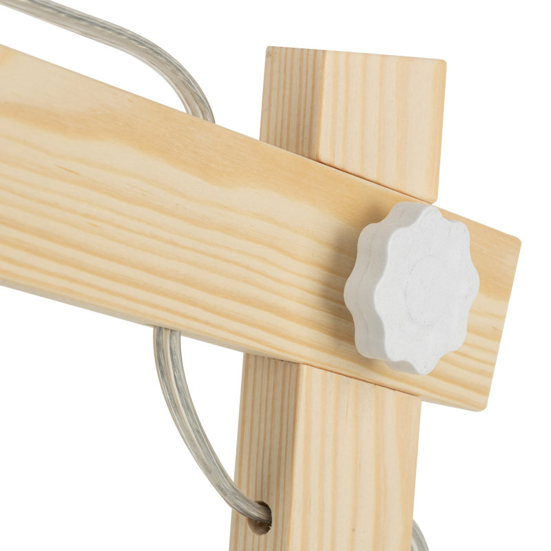 Lampe de nuit Pearces, Blanc / beige, Blanc
