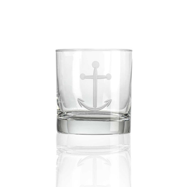 Breakwater Bay Gnadenhutten 11oz. Whiskey Glass Set 