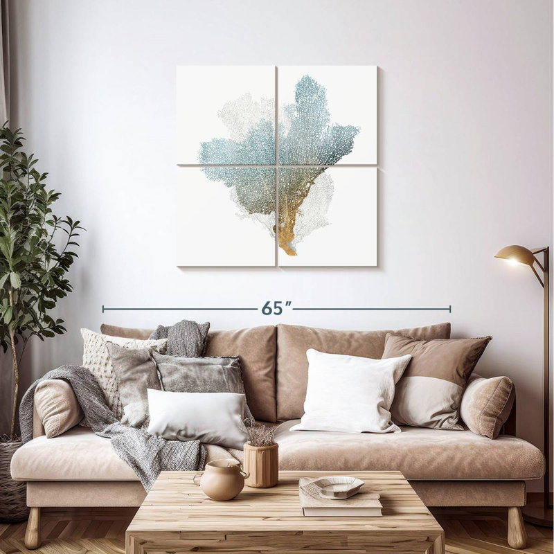 Brampt Light Delicate Coral III, 38" H x 38" W