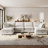 Double-Layer Cushion Modern Large U-Shaped Modular Sofa, Freely Combinable 6-Seater With Storage Function, Convertible To Sofa Bed, Perfect For Living Rooms, Offices, And Apartments