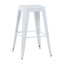Tabouret à hauteur de comptoir 30 po, ensemble de 4 tabourets de bar en métal sans dossier, non empilable, amovible et facile à assembler, permettant d'économiser de l'espace pour un îlot de cuisine / bar / café / salle à manger-591688211-591688218-591688221