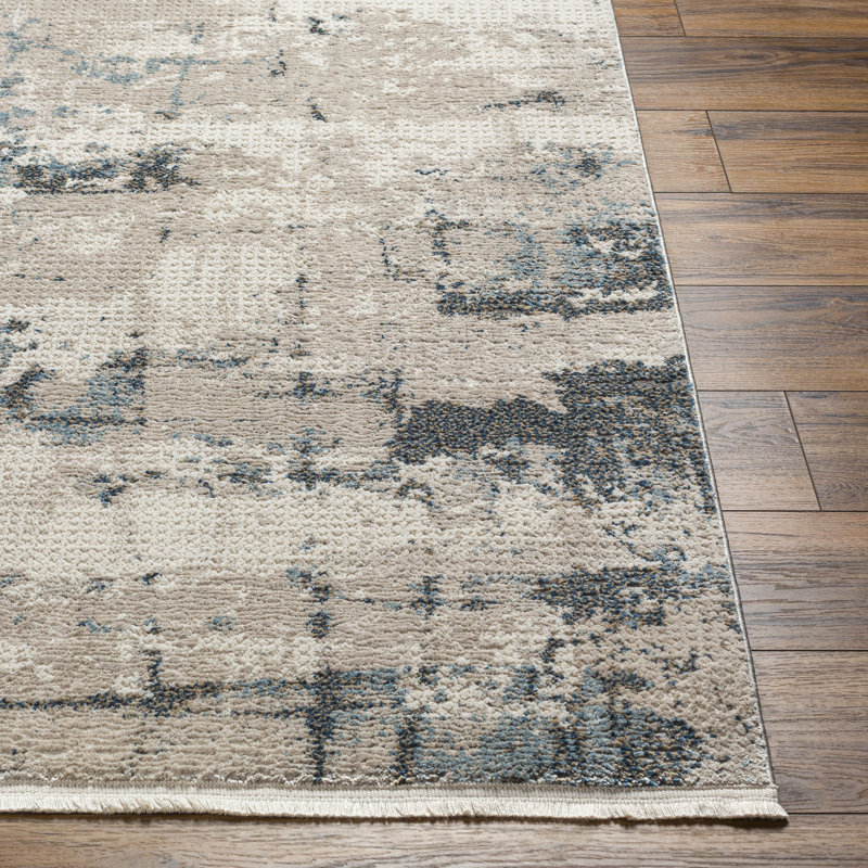 Abstract Indoor Rug, Rectangle 9'2" x 12'