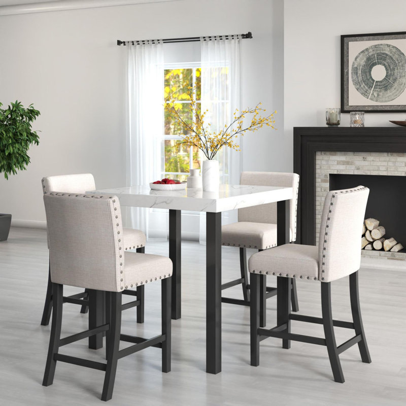 Ensemble repas carré L 35 po x l 35 po Guytembert