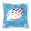 Coussin intérieur / extérieur bleu Shells