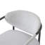 Ensemble de 2 chaises de salle à manger rembourrées avec structure en fer, fauteuils d'appoint pour la cuisine et le restaurant