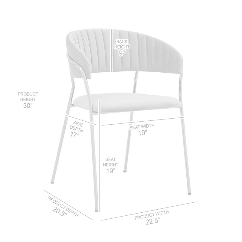 Fauteuil en velours Kamryn, Doré, Gris clair