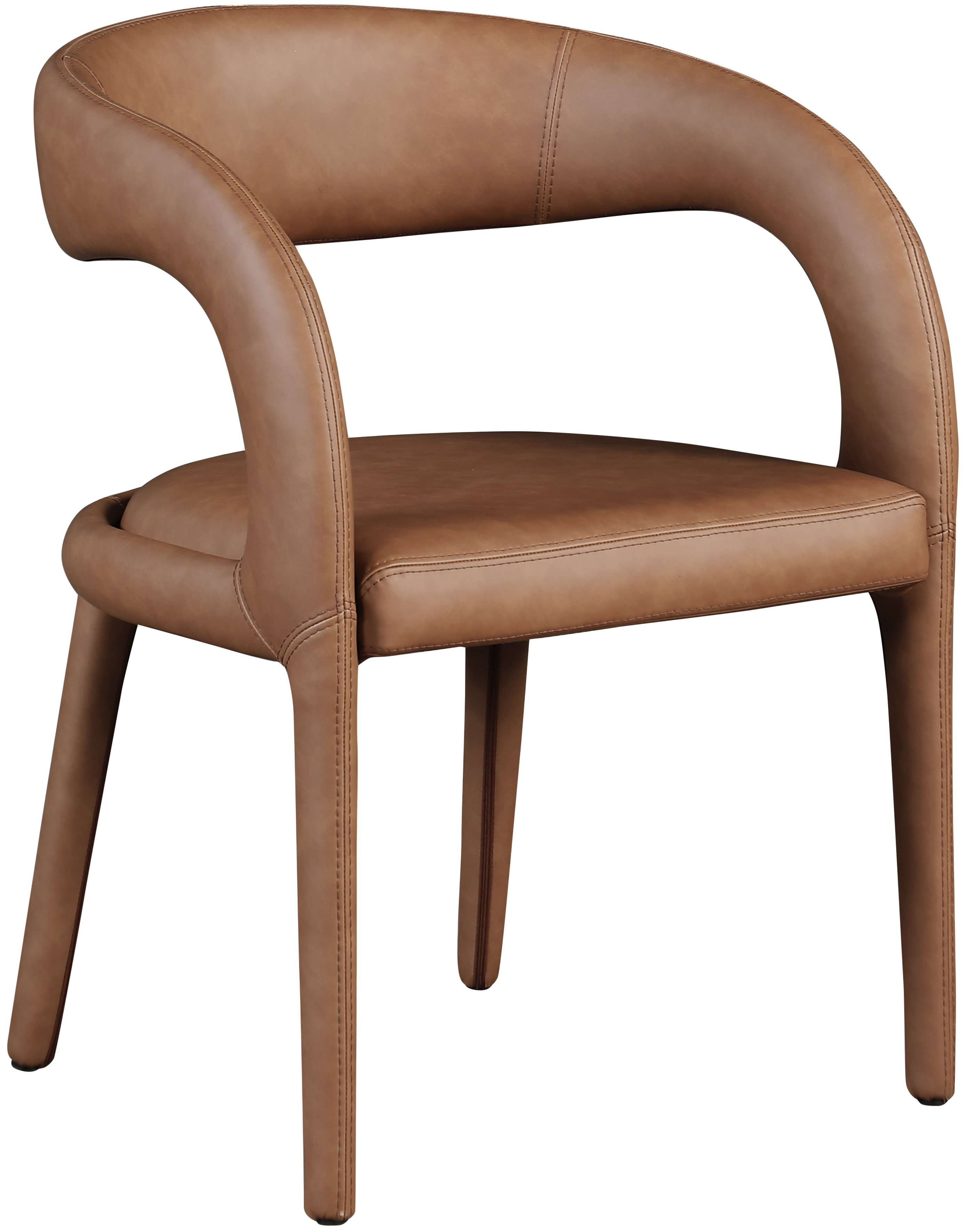 Aurich 18'' H Vegan Leather Upholstered Armchair