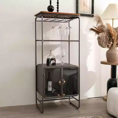 Black Solid Wood Display Cases