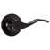 Springdale Pro Series 2-Way Adjustable Privacy Door Lever with Round Rosette