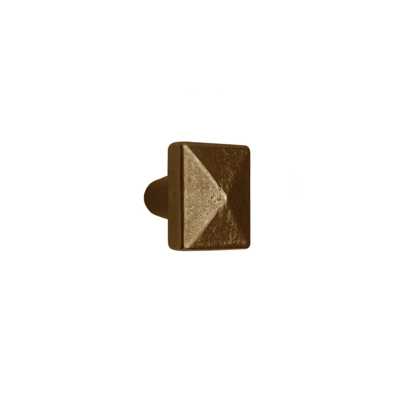 Bronze Square Knob, Silicon Bronze Medium