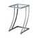 Adia Glass Top End Table
