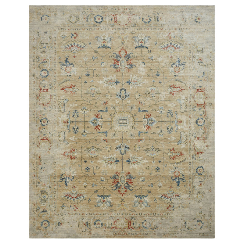 Josilyne Wool Oriental Indoor Rug, Rectangle 5' x 7'
