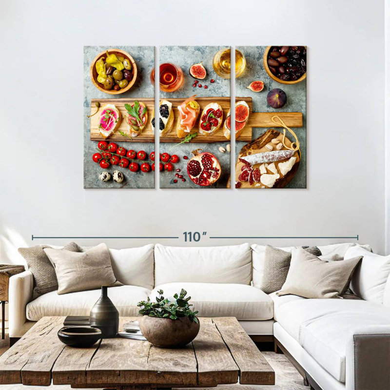 Yarlin, Antipasti italien, H 48 po x l 74 po