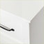 Bureaux avec huche, bureau d'ordinateur blanc antique avec tablettes de rangement Tiroirs | Panneau de fibres à densité moyenne | Blanc