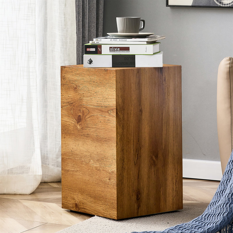 Table basse Chiszar, Brun, H 20 po x L 12 po x l 12 po