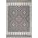 Tapis géométrique imitation cachemire