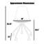 Chaise de bureau moderne sans accoudoirs Harsimar-1264609697
