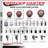 3.5 Inch SS Poly Swivel 1-1/4 Inch Expanding Stem Caster Set 2 Total Lock Brakes-102382465