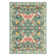 Farmhouse Floral Machine Washable Rug with Non Slip TPR Backing Soft Thin Foldable Mat Botanical Butterfly Printed Carpet Low Pile Non Shedding Carpet