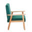Fauteuil d'appoint en velours Bleona-107227492