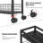 34.25'' H x 17.01'' W Utility Cart with Wheels