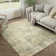 Sarah Machine Washable Abstract Area Rug with Non-Slip Backing