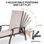 Chaise longue inclinable 59,84 po Erelah-1803302927