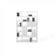 Araeya Wide Bookcase