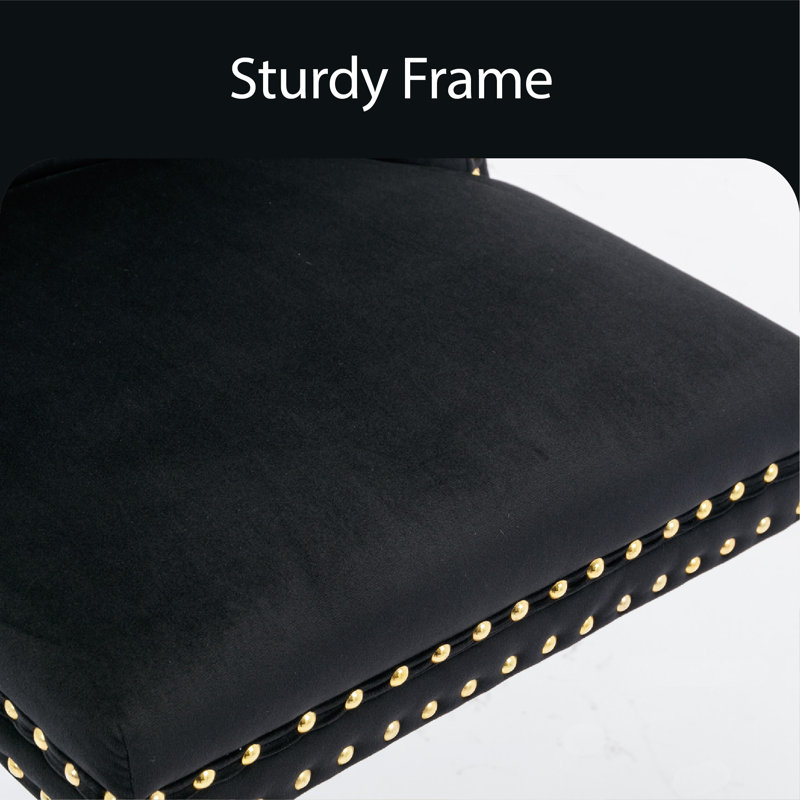 Tabouret pivotant à hauteur réglable Jocimar, Noir