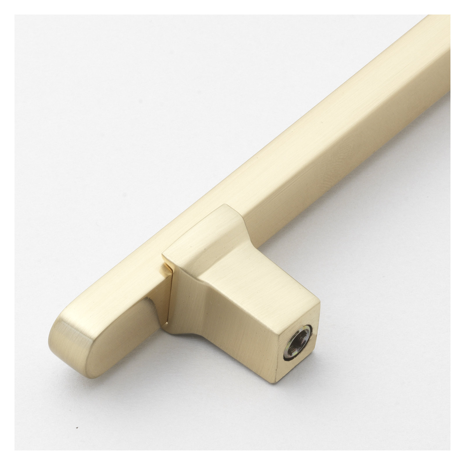 Giana Collection 5-1/16" Center to Center Solid Flat Bar Pull, Champagne Gold