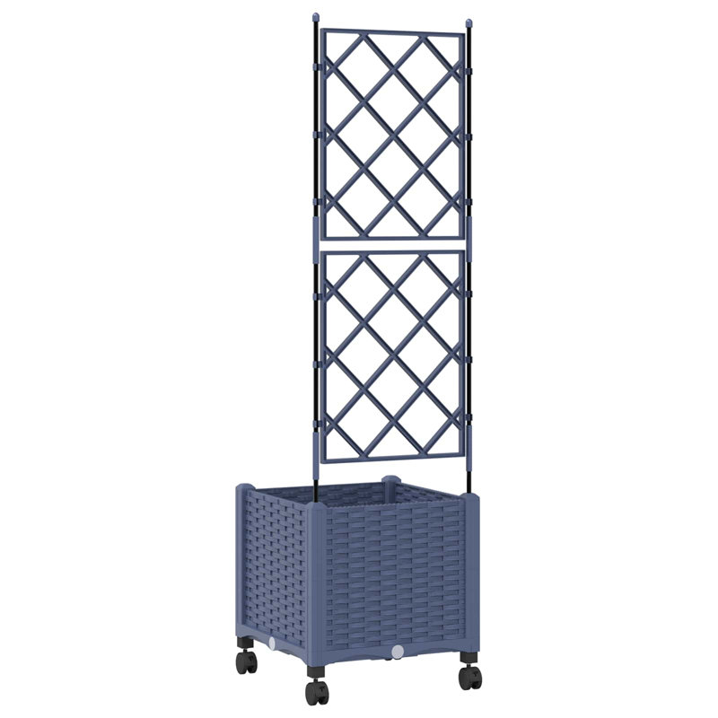 Planter, 149cm H x 40cm W x 40cm D, Grey