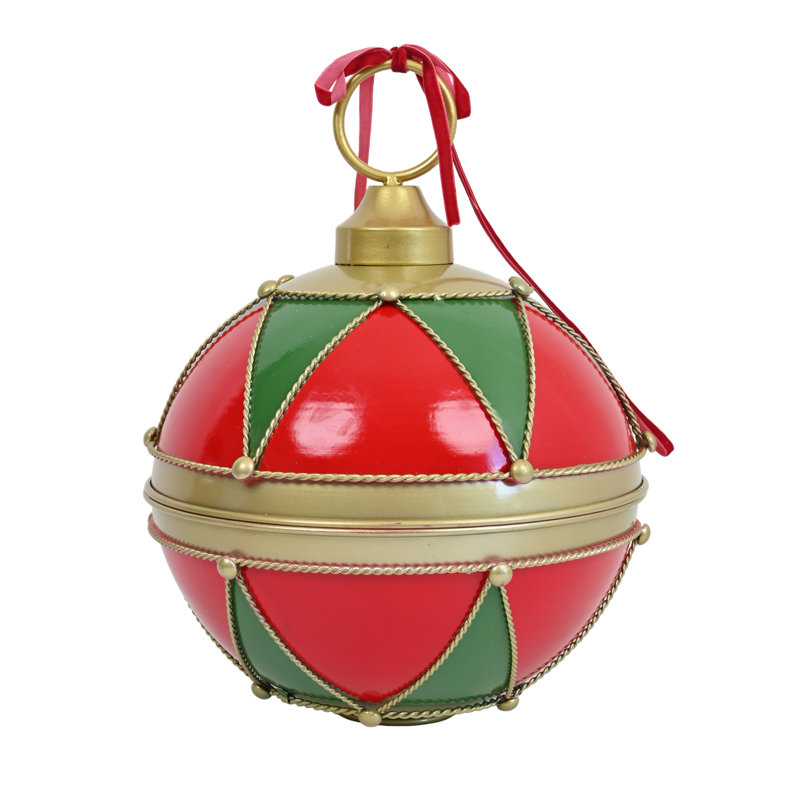 Ornement de cloche de Noël, Rouge