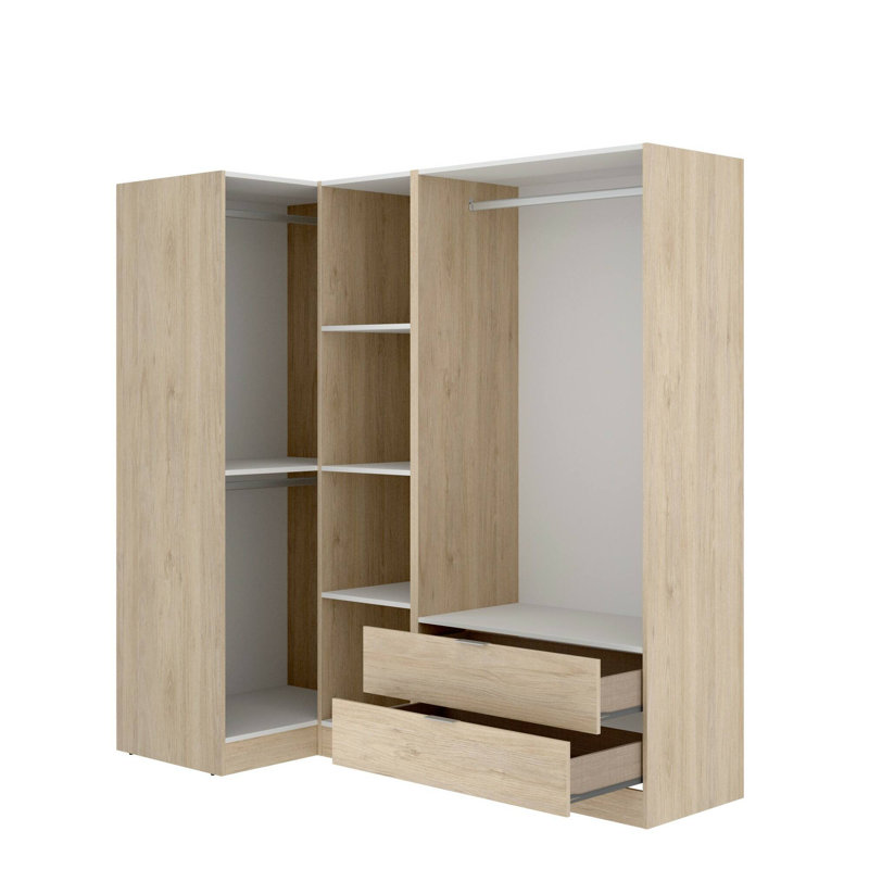 4 Door Manifactured Wood Wardrobe
