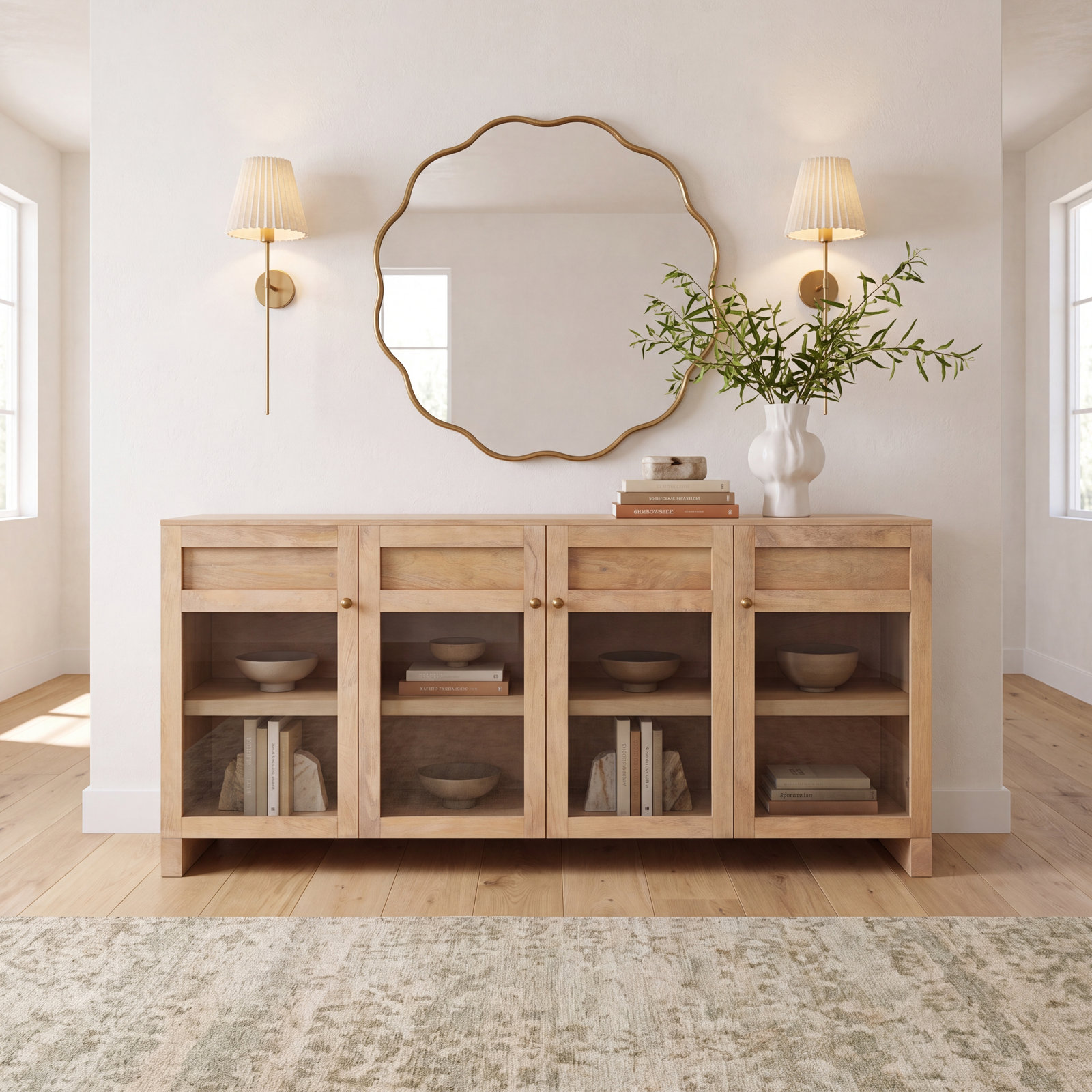 Stonewall 80'' Sideboard, Natural