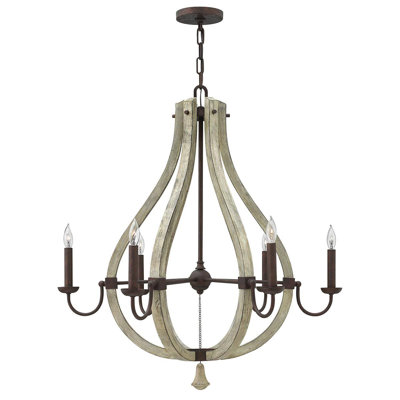 Beloit 6 - Light Candle Style Chandelier
