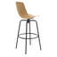 Clean Cut Swivel Stool with Metal Frame-69342288-69342295