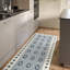 Tapis gris lavable Nordic Weave - 2,5 pi x 7 pi