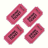 Drink Ticket Cocktail Napkins