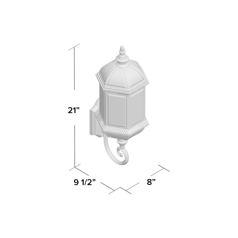 Ulrey Wall Light, Clear Beveled, Black
