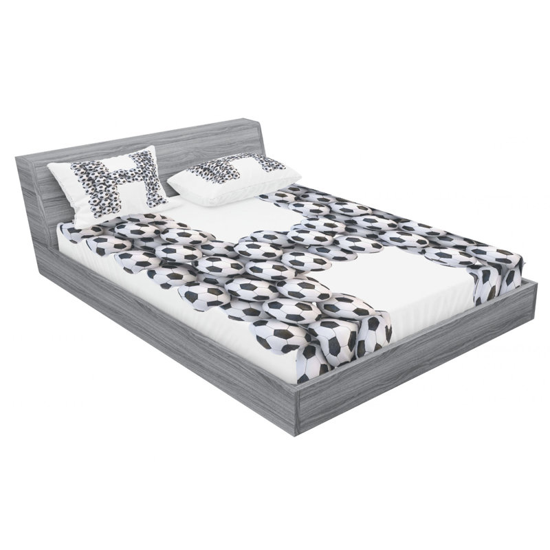 Microfiber Sheet Set, Queen Sheet Set with Fitted Sheet, H