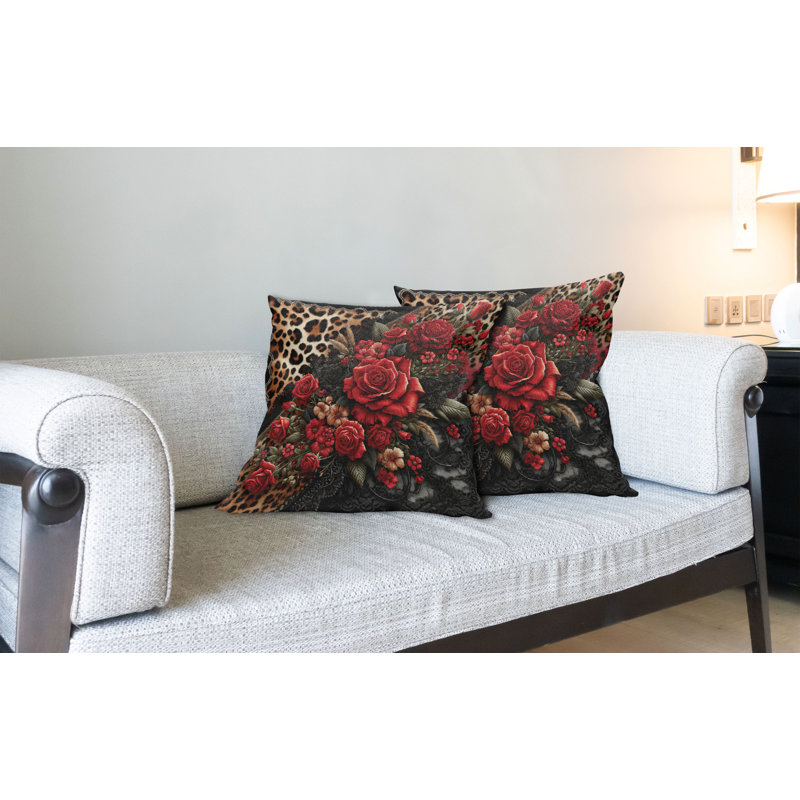 Ensemble de 2 housses de coussin Ambesonne, H 16 po x l 36 po, Rectangle