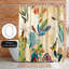 Rideau de douche floral Where the Passion Flower Grows par PI Creative Art-101921408