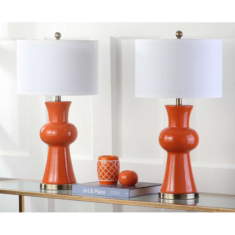 Chanse Table Lamp, Orange