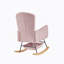 Fauteuil berçant rose